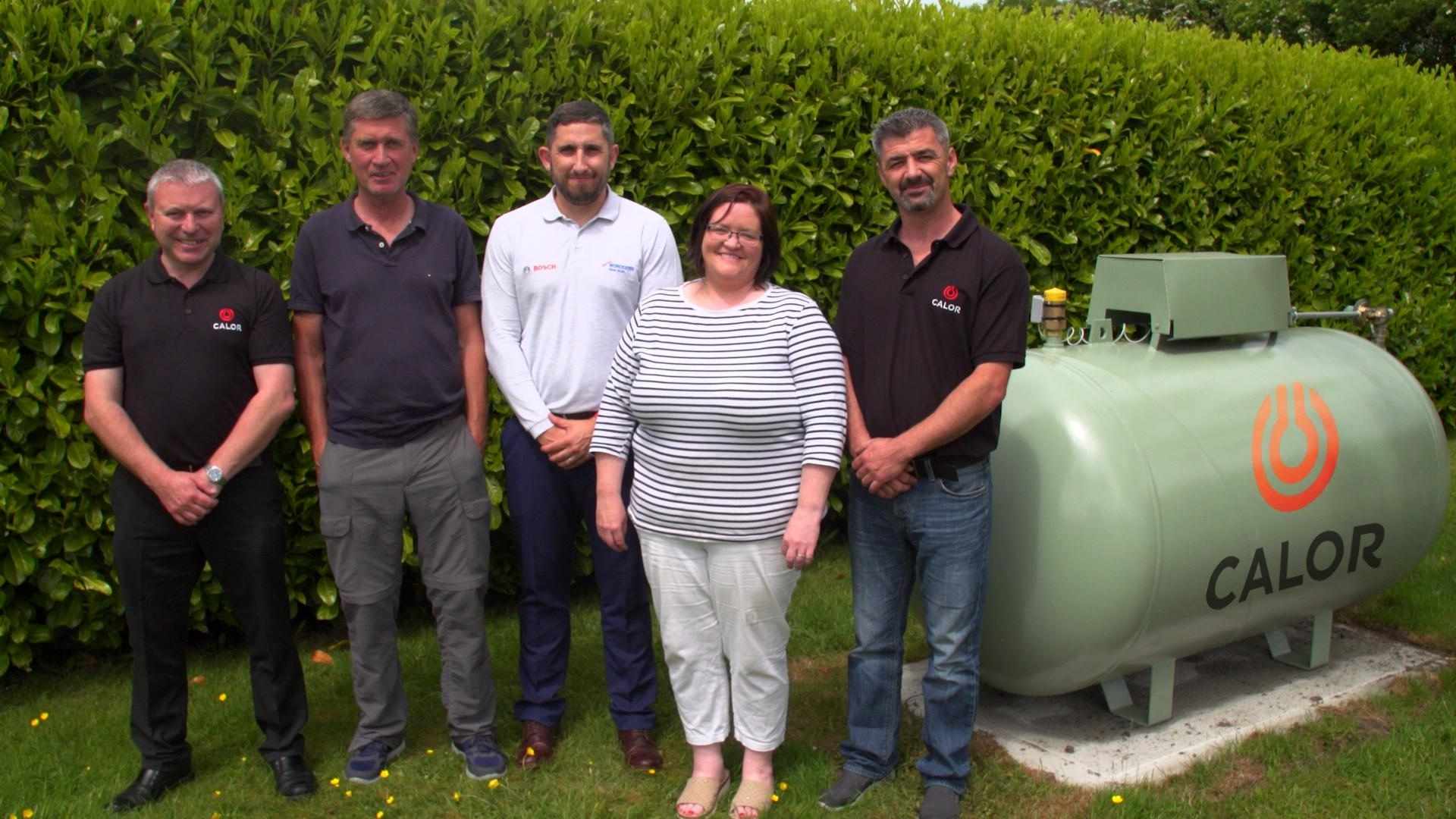 boiler for Ireland’s first domestic Calor BioLPG customer