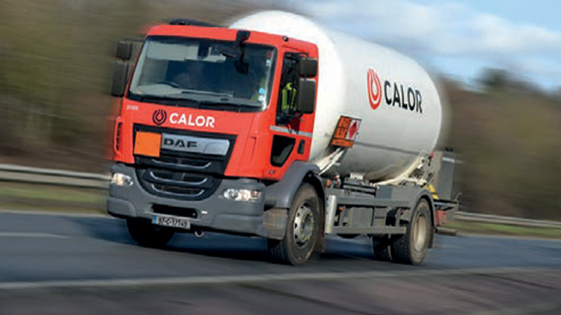Calor truck LPG delivery