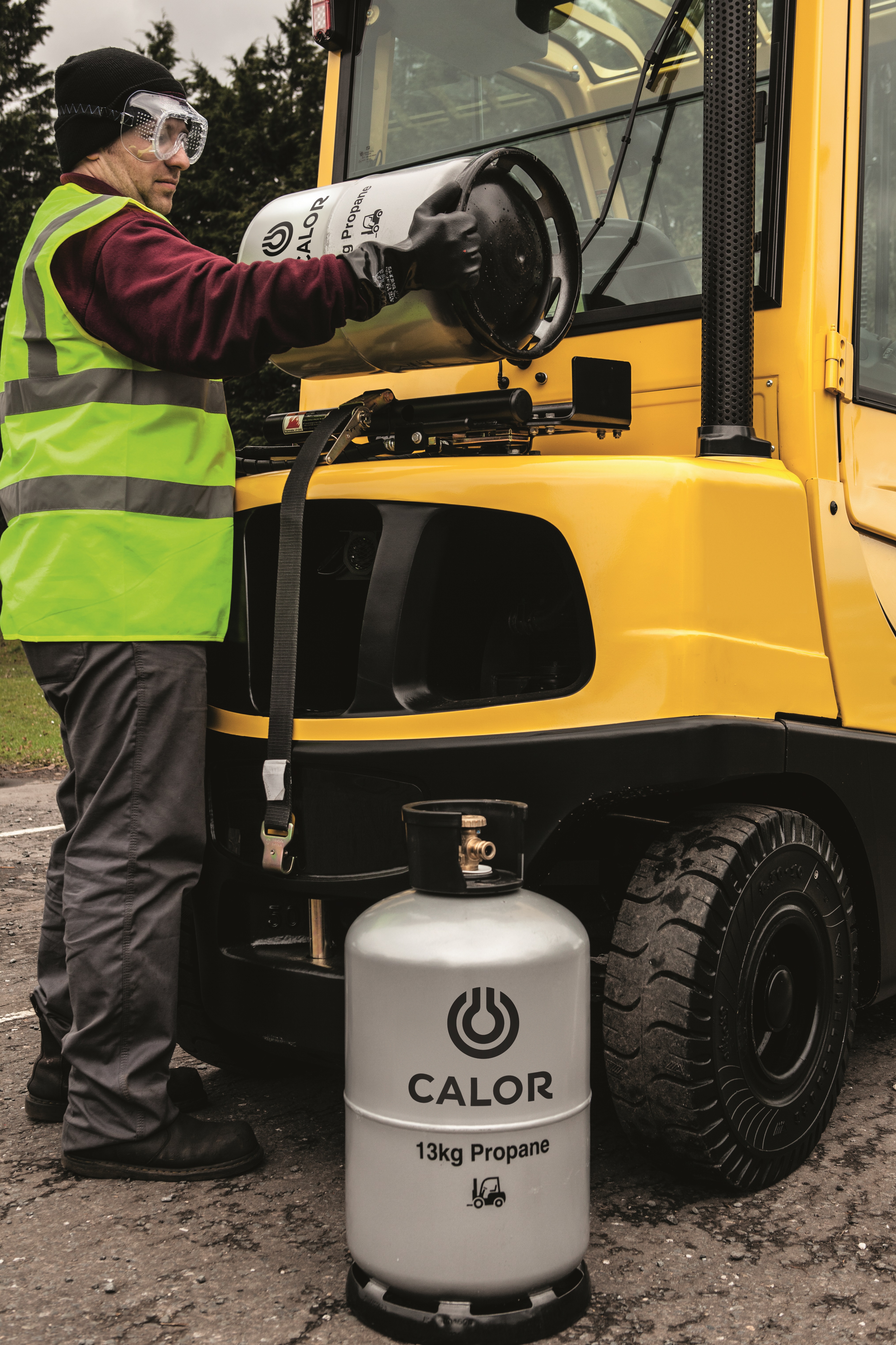 Gas For Forklifts Bulk Lpg Tanks Cylinders For Forklifts Calor Gas