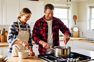 cooking gas couple